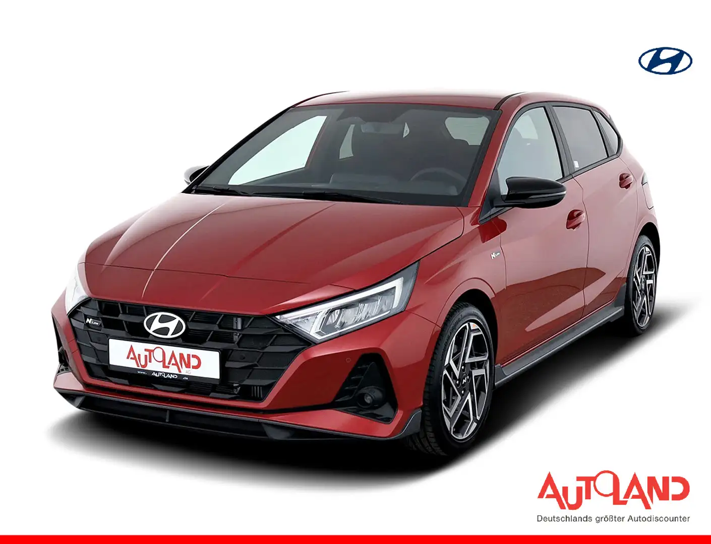 Hyundai i20 1.0T-GDI N-Line Aut. LED Navi Kamera Rot - 1