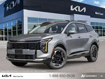 Gray 2027 Kia Sportage Hybrid  All-Wheel Drive 6-Speed Automatic