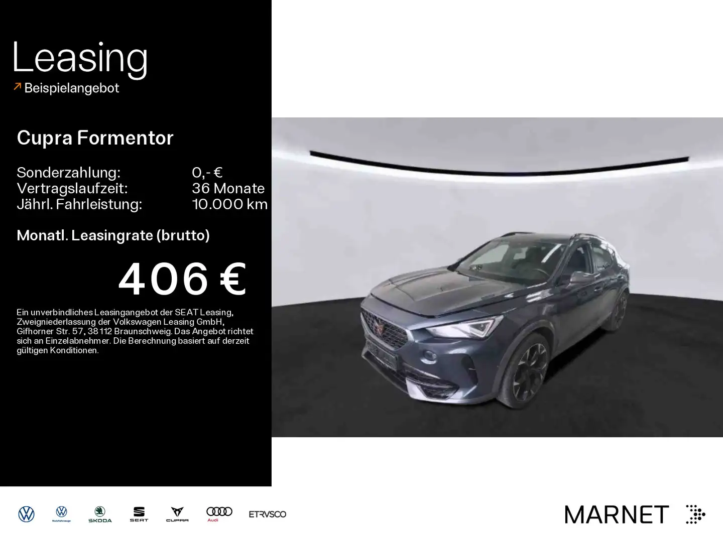 CUPRA Formentor 1.4 TSI e-Hybrid DSG*Navi*AHK*Kam*Keyl Gris - 1