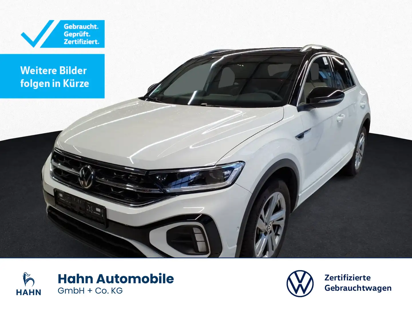Volkswagen T-Roc 1.5TSI DSG R-Line ACC AHK Cam LED+ Navi Weiß - 1