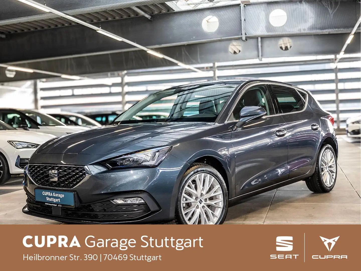 SEAT Leon 1.0 TSI Xcellence NAVI KLIMA SHZ TEMP Grau - 2