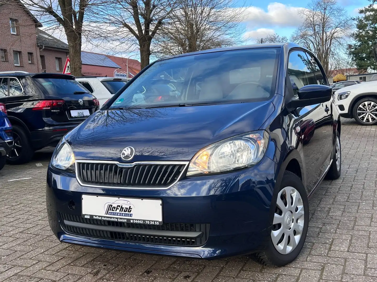 Skoda Citigo Ambition*RADIO*MEDIA*KLIMA*1-HAND*HU12/27 Blau - 1