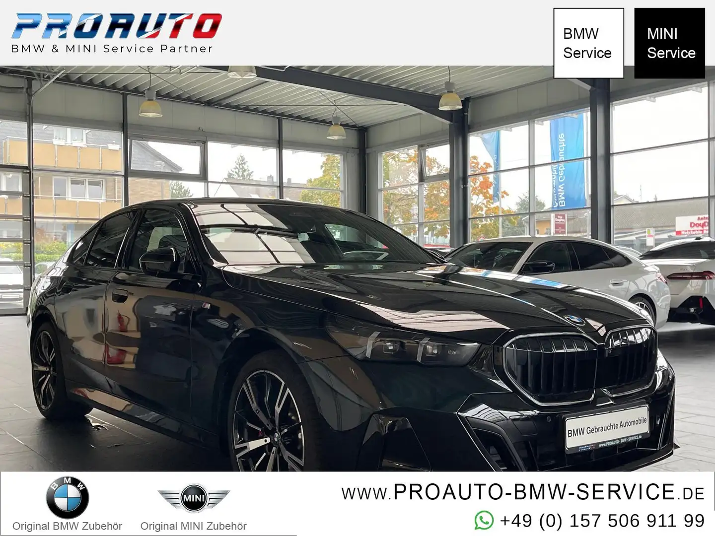 BMW 520 i M Sport Pro HUD/ICONIC/360°/PANO/20" Noir - 1