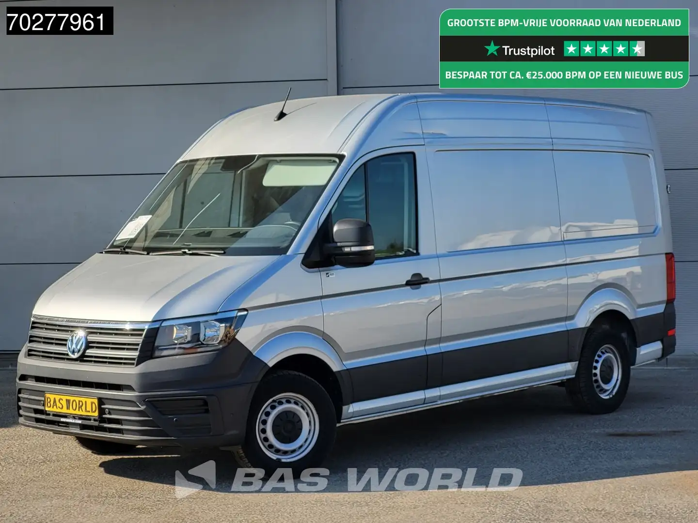 Volkswagen Crafter 140pk L2H2 Airco Cruise Carplay Parkeersensoren L2 Zilver - 1