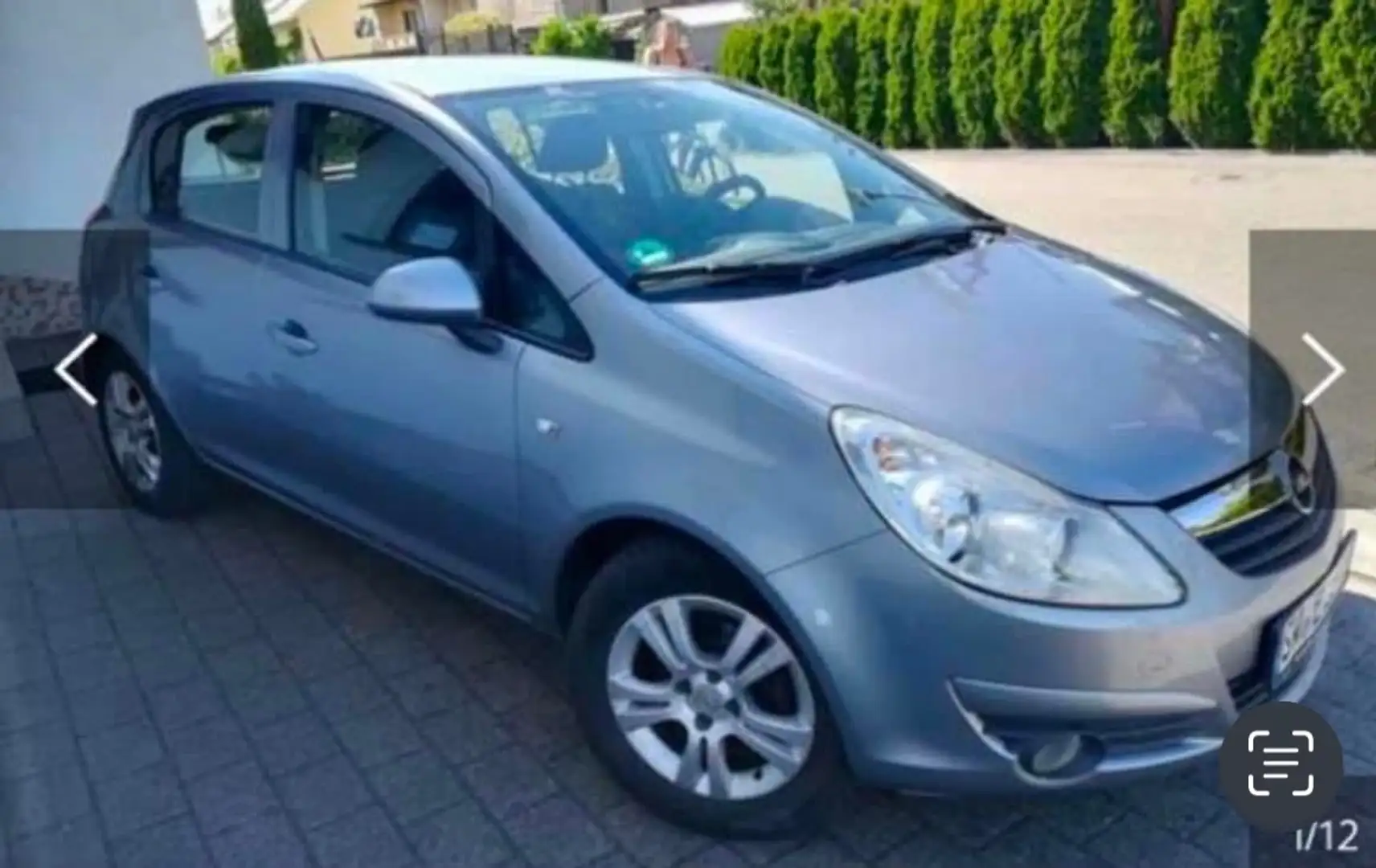 Opel Corsa Silber - 1