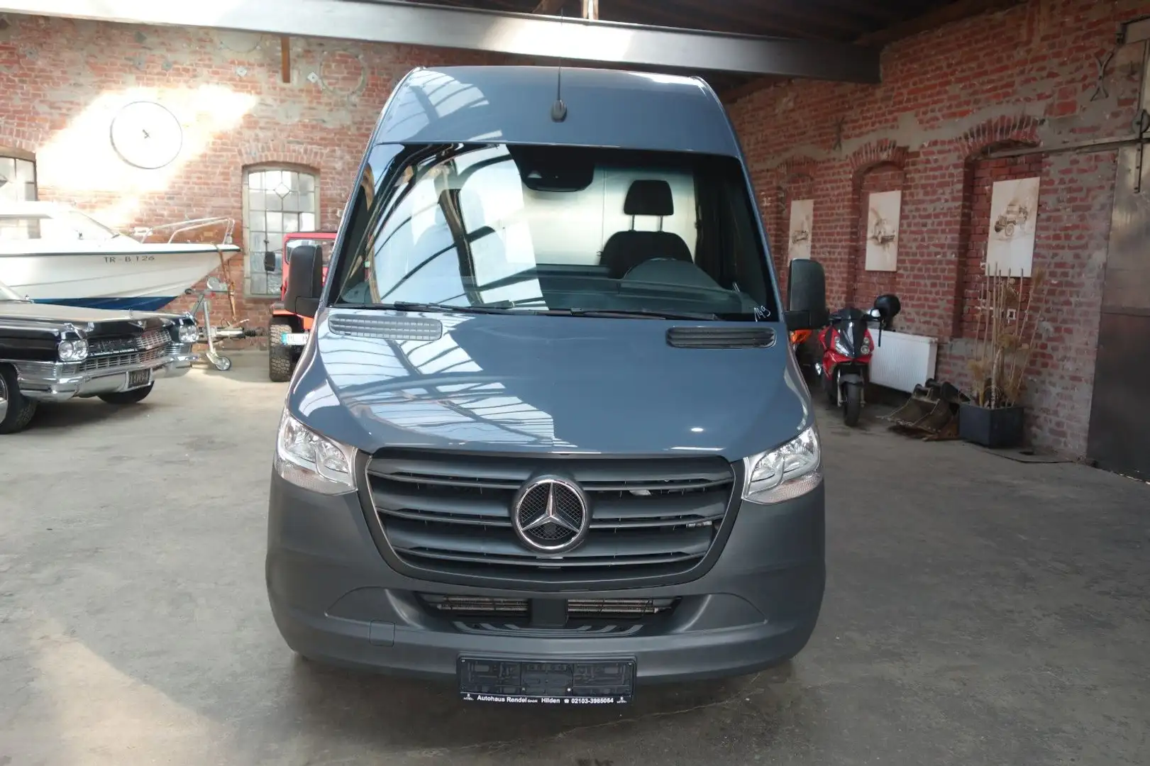 Mercedes-Benz Sprinter Kasten 314 L2 Klima Kamera TüvNeu Euro6 Gris - 2