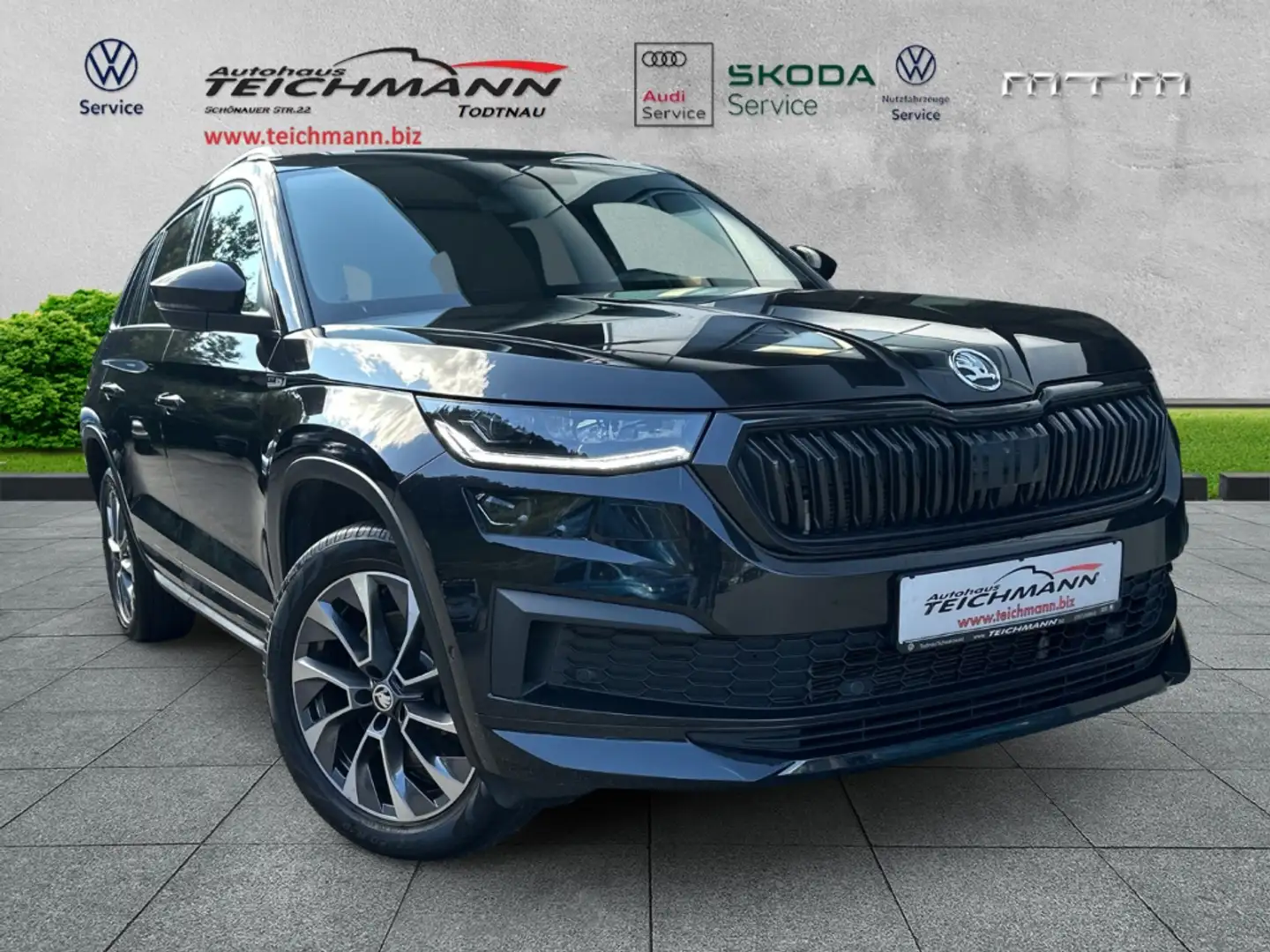 Skoda Kodiaq Sportline 4x4 2.0 TDI DSG 7Sitzer Schwarz - 2