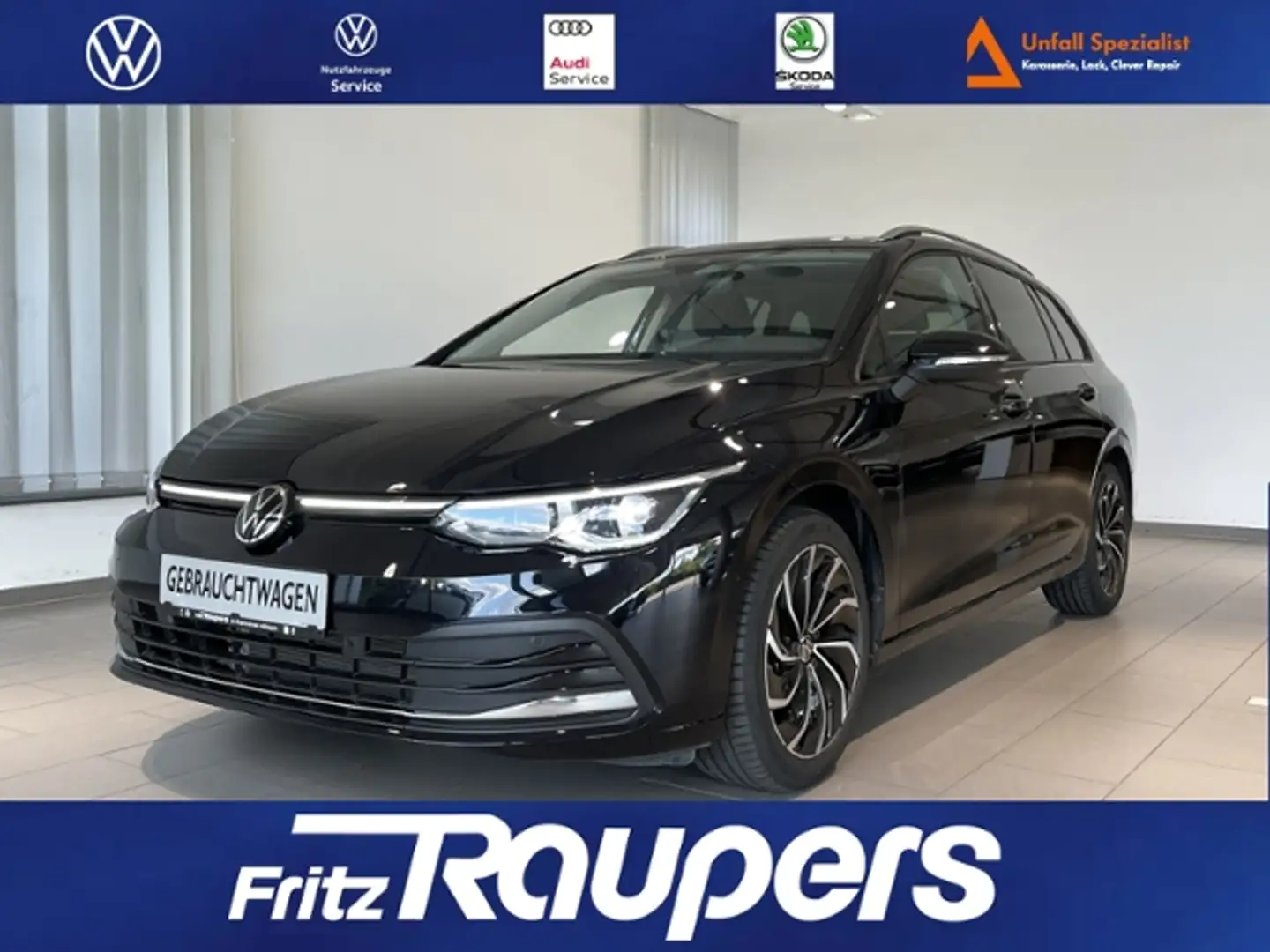 Volkswagen Golf Variant 1.5 DSG Active +AHK+KAMERA+NAVI Noir - 1