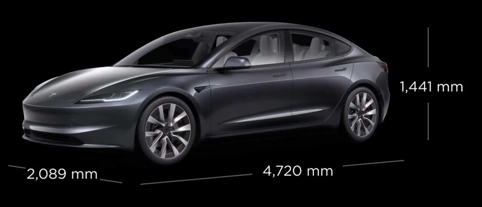 Tesla Model 3 Model 3 Langstreckenbatt. Allradantrieb Dual Motor Grey - 2