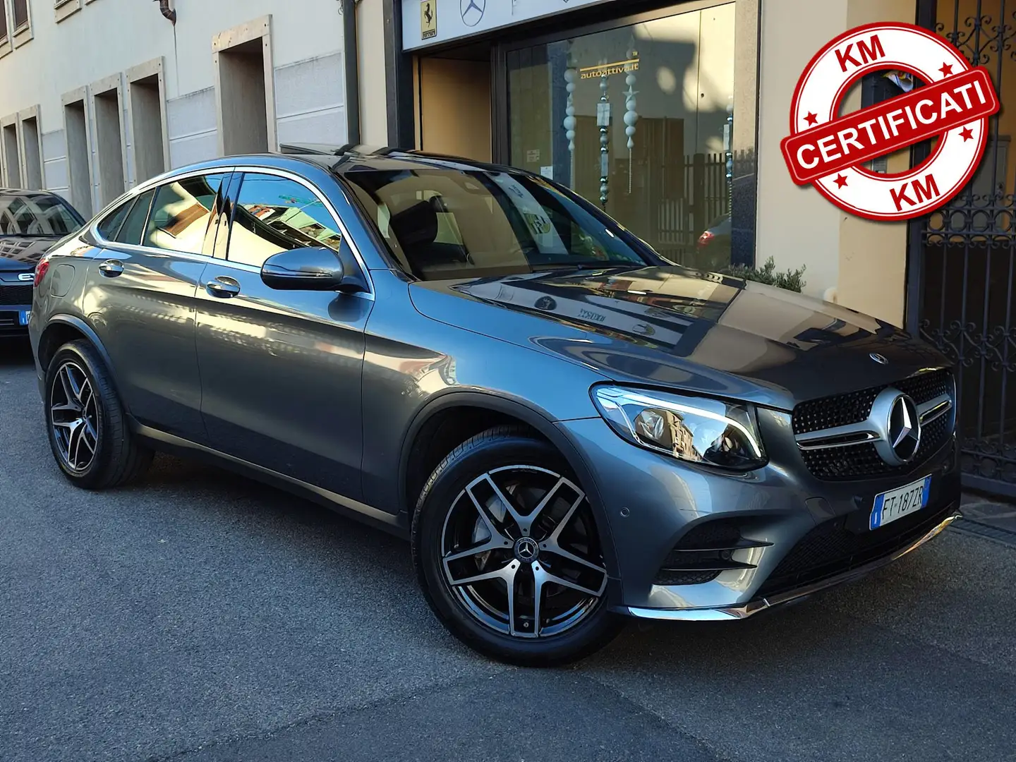 Mercedes-Benz GLC 250 Coupe Premium 4matic auto Tetto/telecamera/Led Grigio - 1
