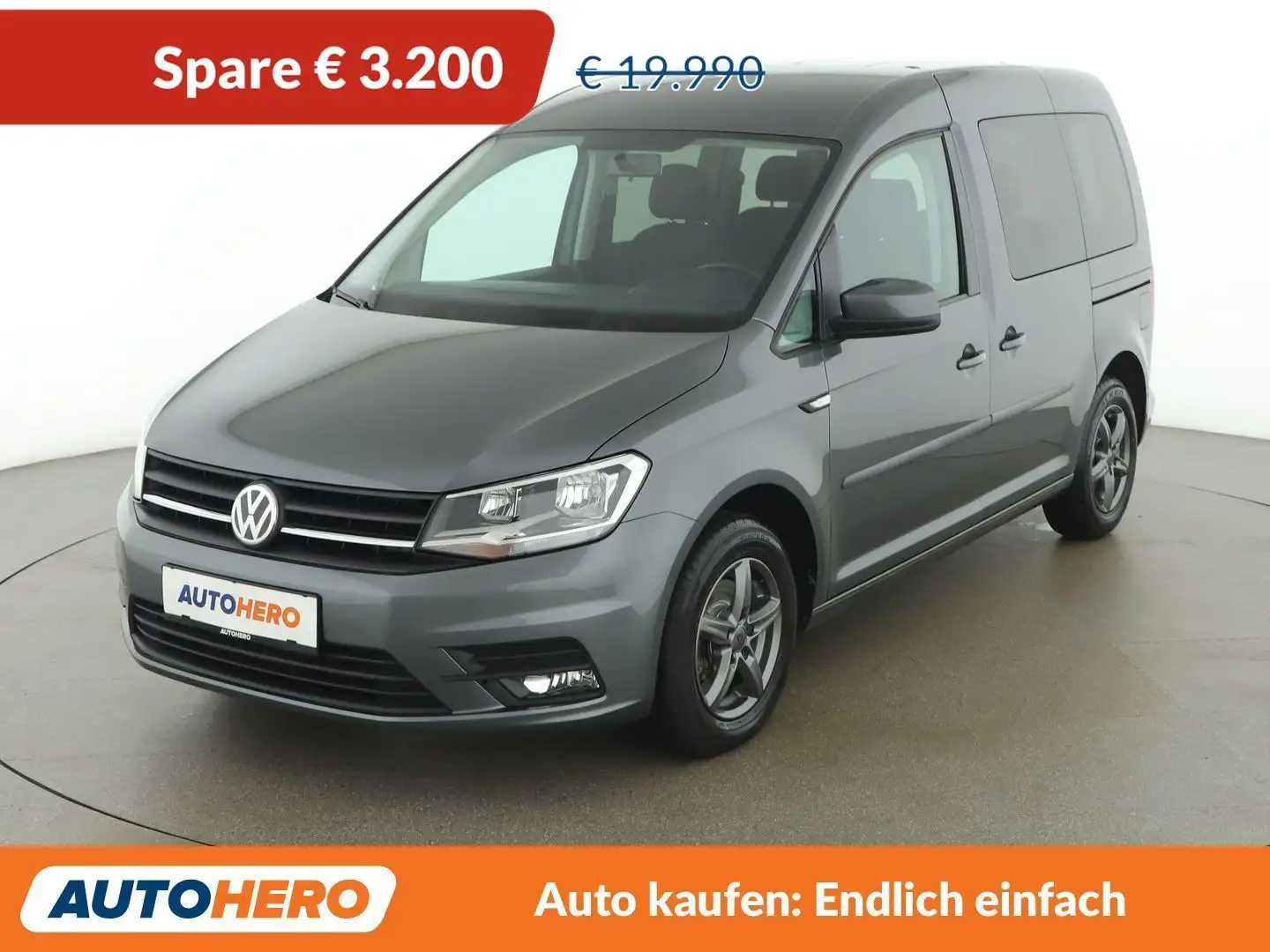 Volkswagen Caddy 2.0 TDI Trendline BlueMotion *BT*SHZ*TEMPO* Grau - 1