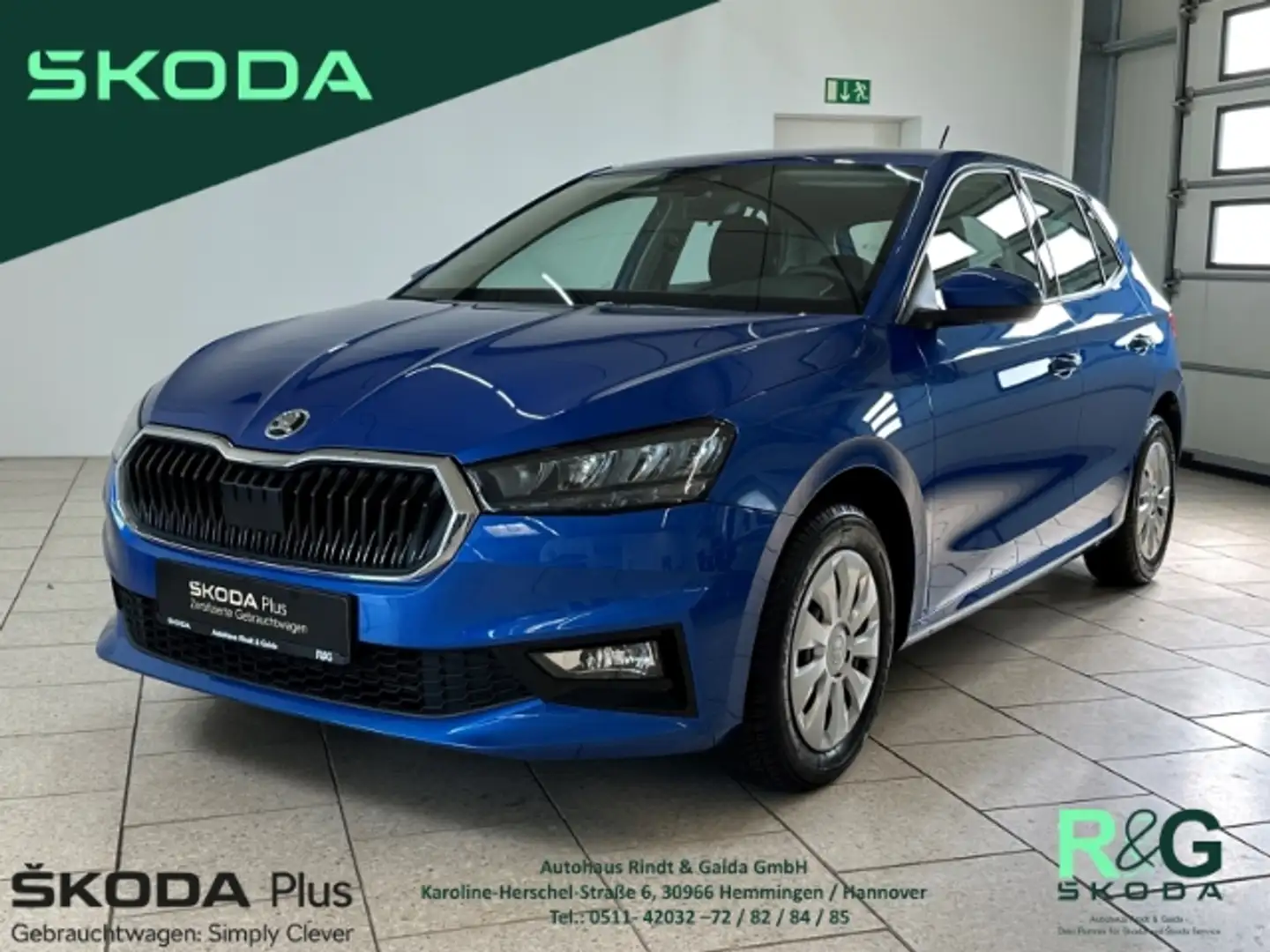Skoda Fabia Selection 1.0 TSI DSG Freisprech SHZ PDC Blau - 1
