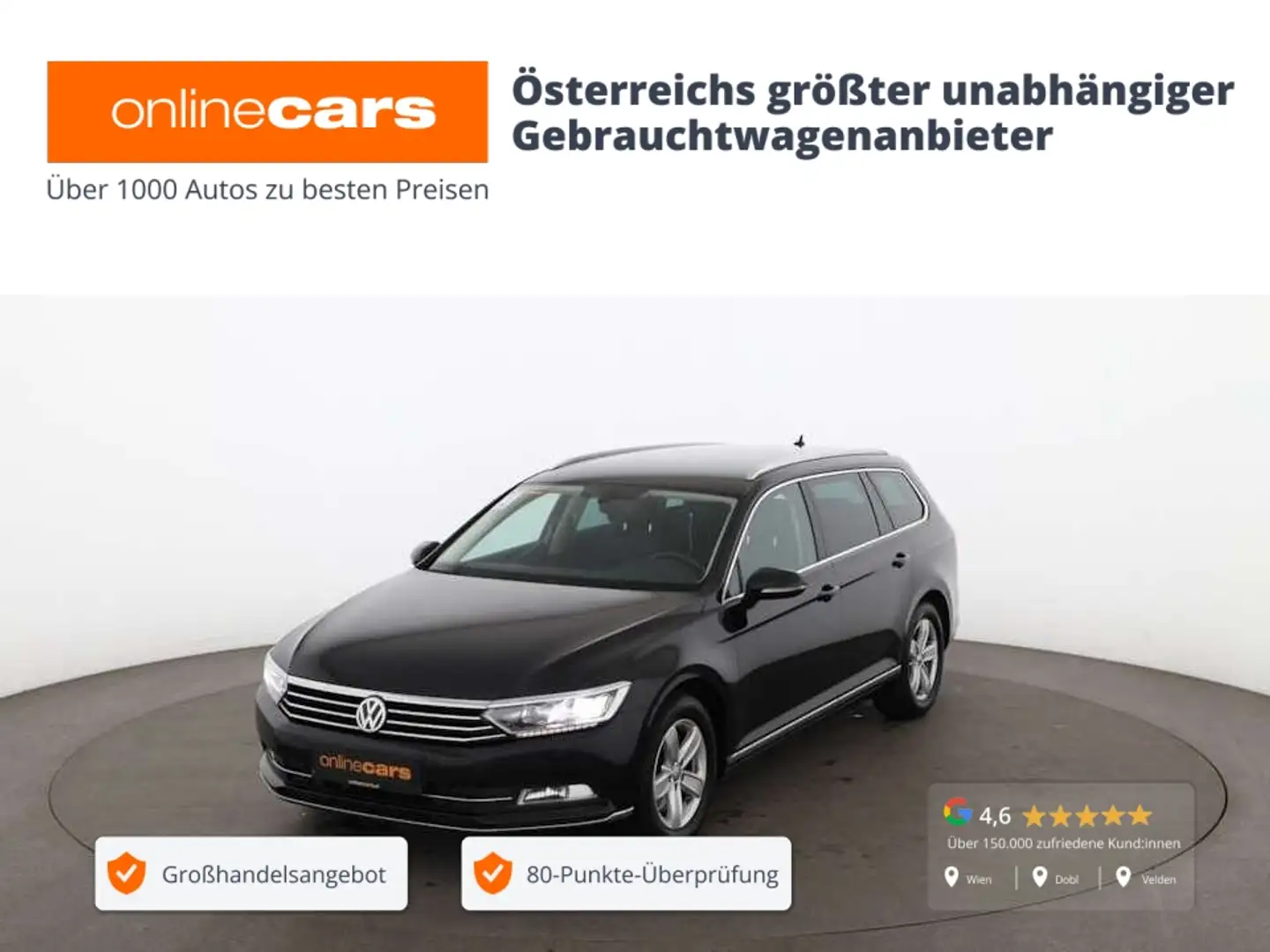 Volkswagen Passat Variant 1.4 TSI LED SITZHZG TEMPOMAT KLIMA Schwarz - 1