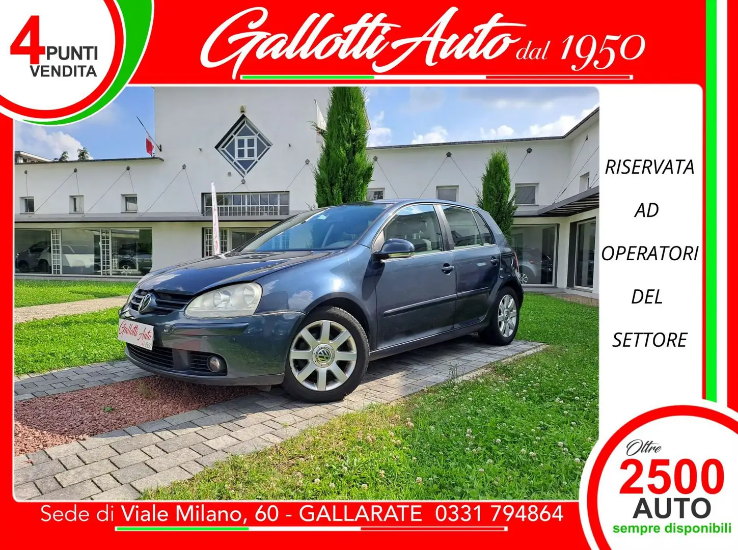 Volkswagen Golf 1.6 16V FSI 5p. Blu/Azzurro - 1