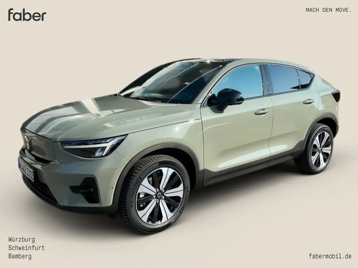 Volvo C40 Recharge Single Motor Ultimate Grün - 2