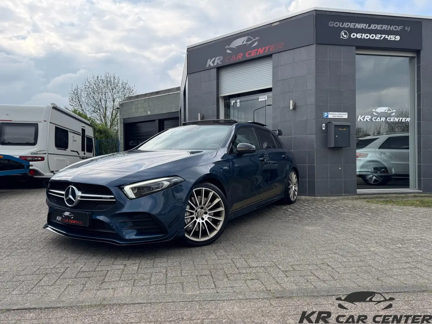 Mercedes-Benz A 35 AMG A35 Edition 1 (LIMITED EDITION) PANO-MEMORY Blauw - 1