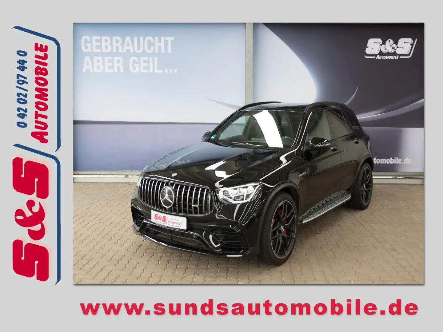 Mercedes-Benz GLC 63 AMG s 4Matic+ V8/perf.Sitze/Pano/Scheckhe Schwarz - 1