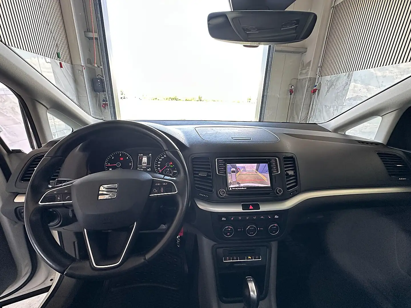 SEAT Alhambra CR Business DSG 7 Sitze Ledersportmultifunktion... Weiß - 2