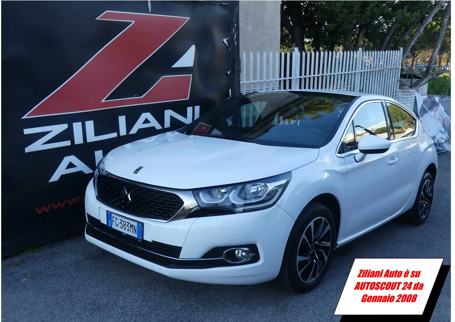 DS Automobiles DS 4 1.6 d NAVI..CRUISE..BLUETOOTH..APPLE CAR PLAY Bianco - 1