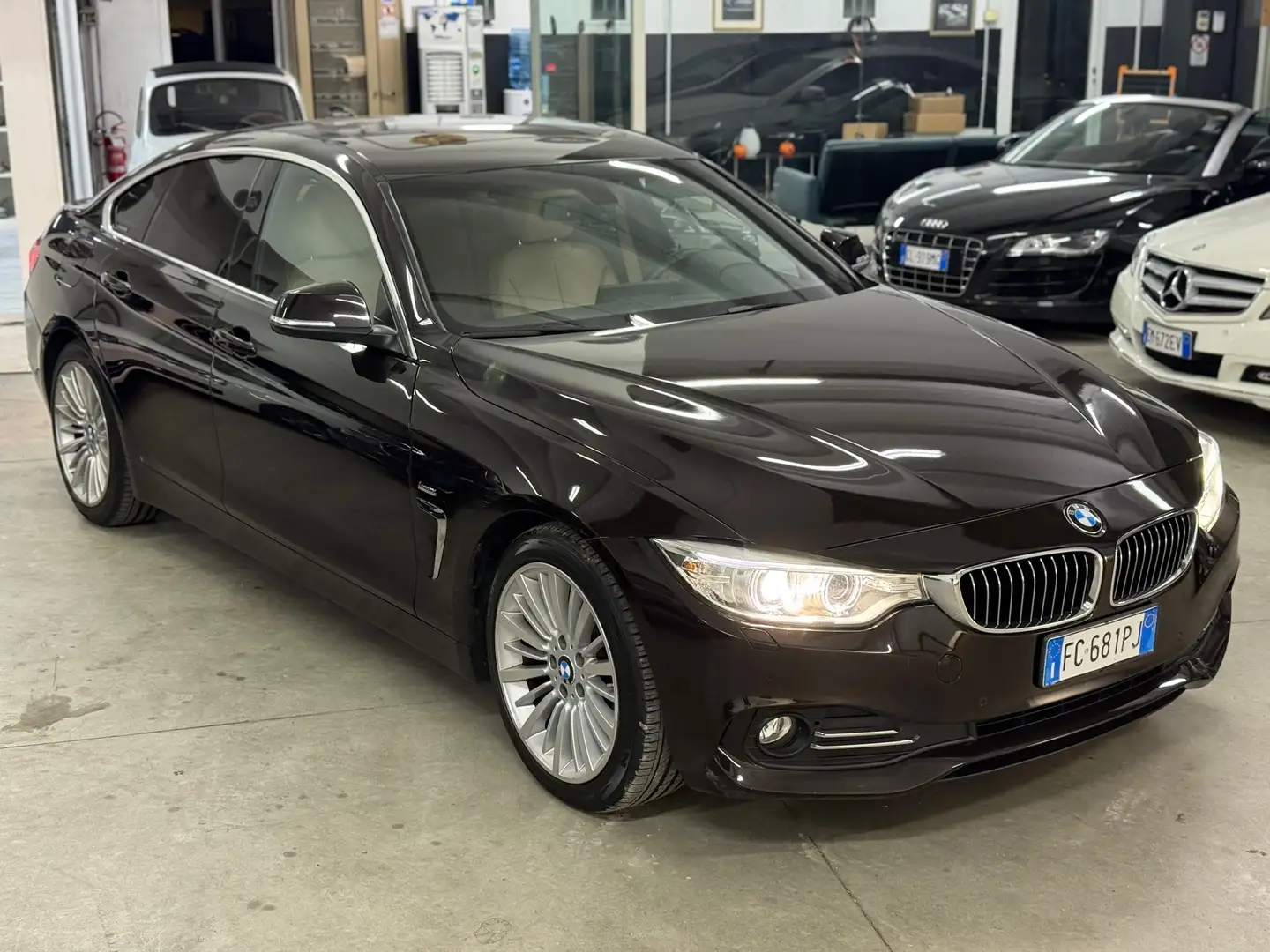 BMW 420 420d 190CV G.Coupe FULL TETTO/VOLANTE M/ IVA Brun - 2
