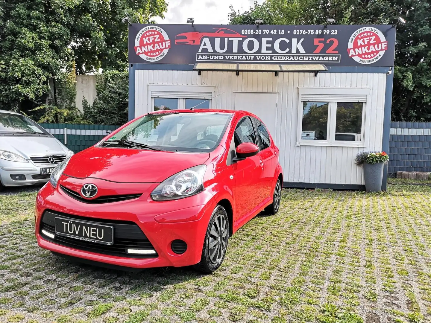 Toyota Aygo AYGO Cool * TÜV/AU 06-2027 * KLIMA * Roşu - 1