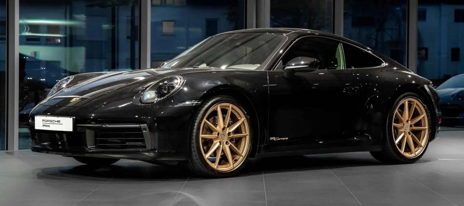 Porsche 992 911 Coupe 3.0 Carrera auto/MATRIX/TETTO/CHRONO/BOS Nero - 2