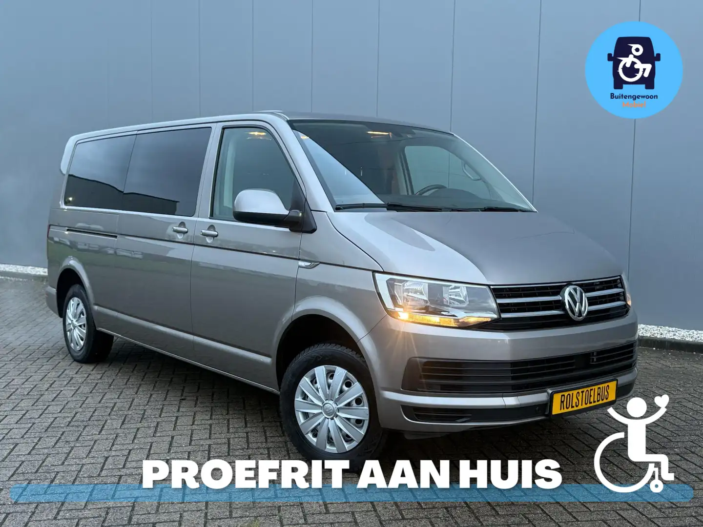 Volkswagen Transporter 3+1 DAHL Rolstoelbus Caravelle Beige - 1