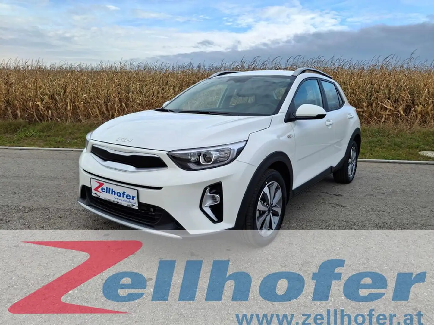 Kia Stonic 1,0 TGDI GPF ISG Silber DCT Aut. Weiß - 1