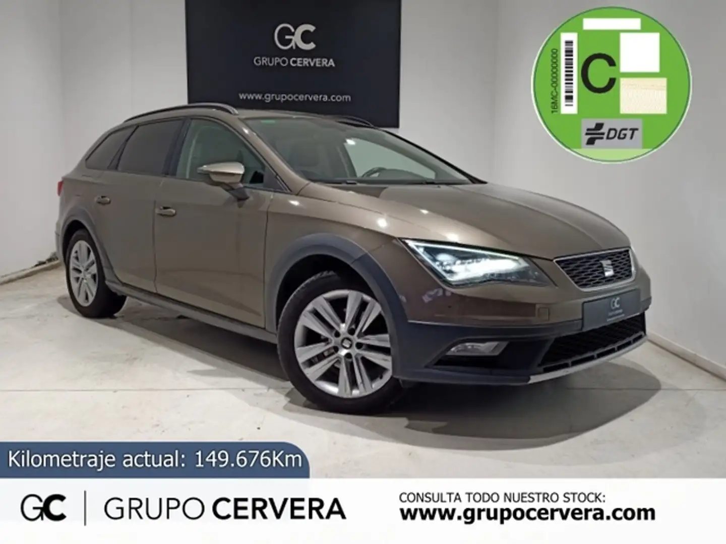 SEAT Leon ST 2.0TDI CR S&S FR 4Drive Gris - 1