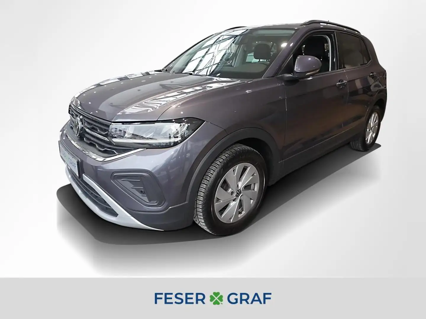 Volkswagen T-Cross Life 1.0 TSI Navi Kamera LED SiHz DigiCockpit Gris - 1
