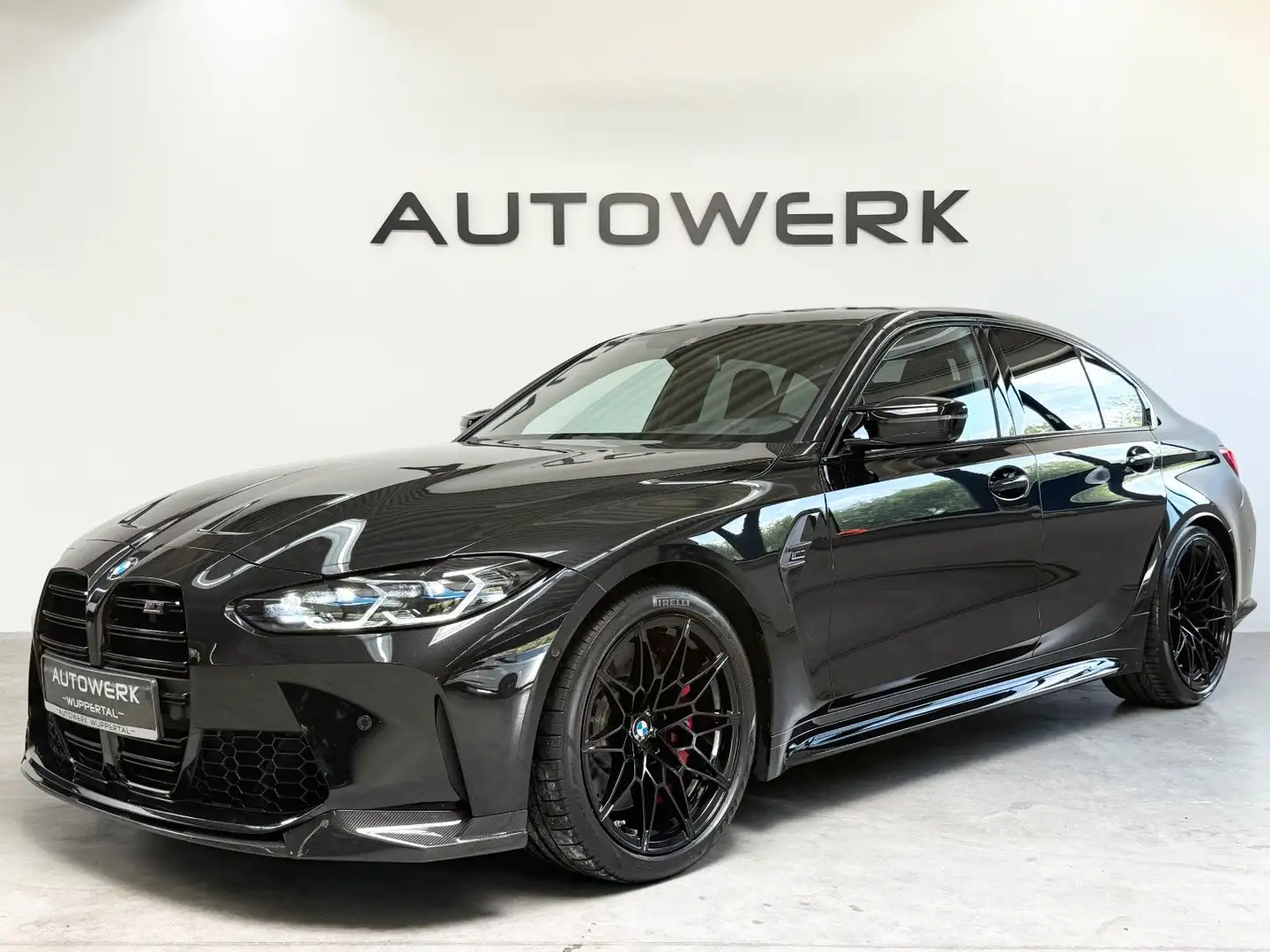 BMW M3 Lim. Competition*SCHALENSITZE*CARBONDACH*360° Zwart - 2