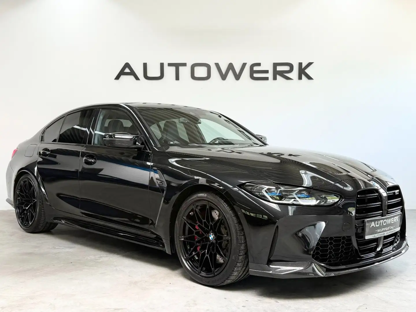 BMW M3 Lim. Competition*SCHALENSITZE*CARBONDACH*360° Zwart - 1
