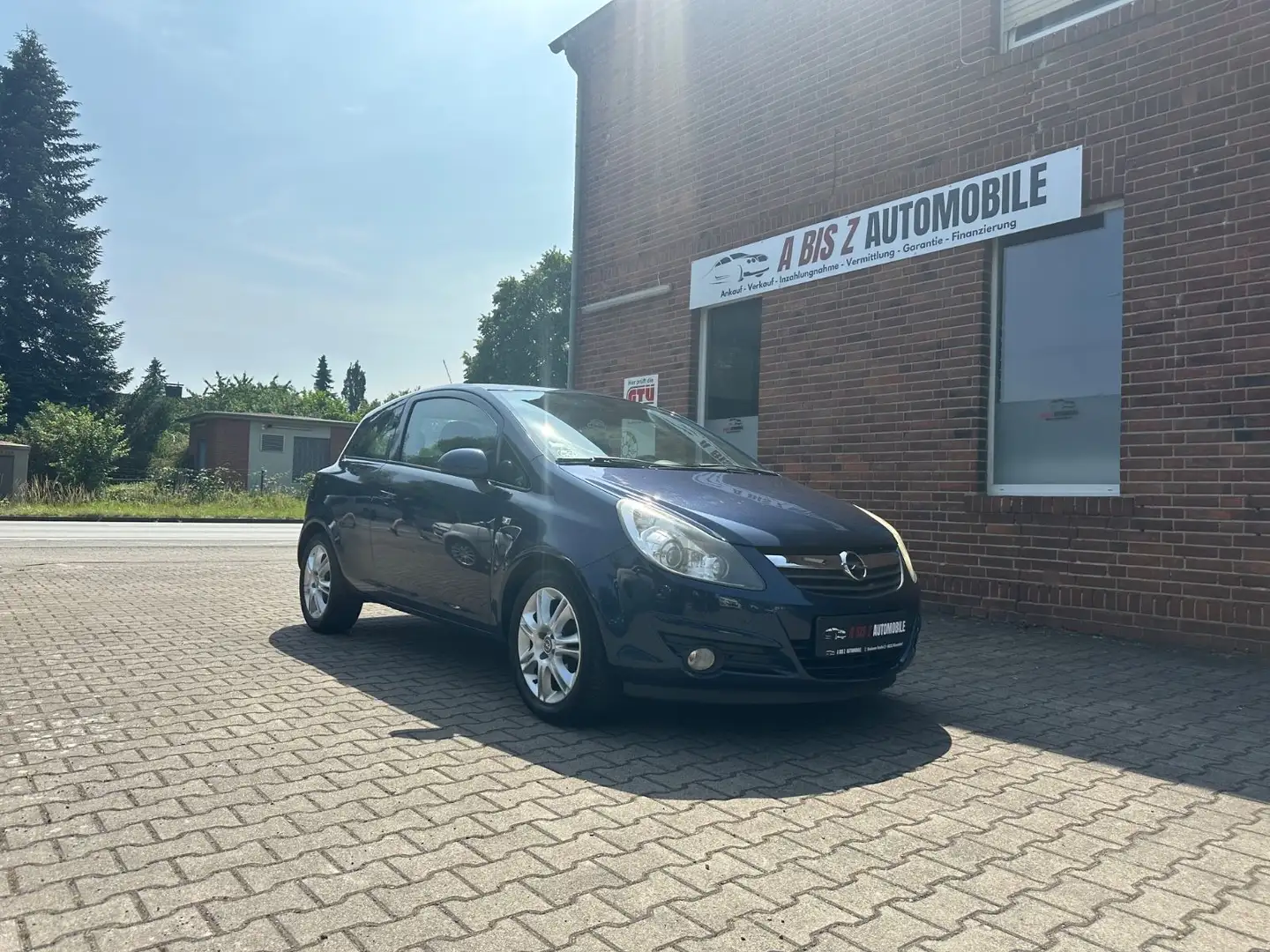 Opel Corsa D 1.4  Tüv/SHZ/LHZ/PDC/Klim/Temp/PDC/Allwe Blau - 1