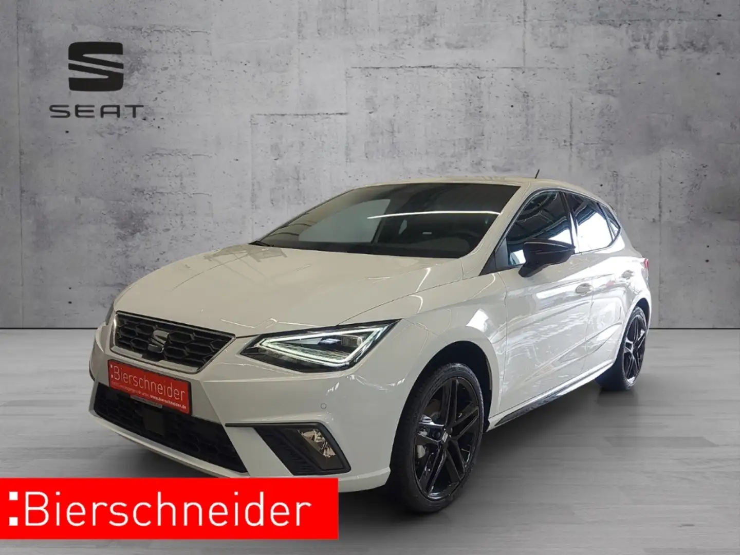 SEAT Ibiza 1.0 TSI DSG Black Edition 18 LED Navi WP Weiß - 1