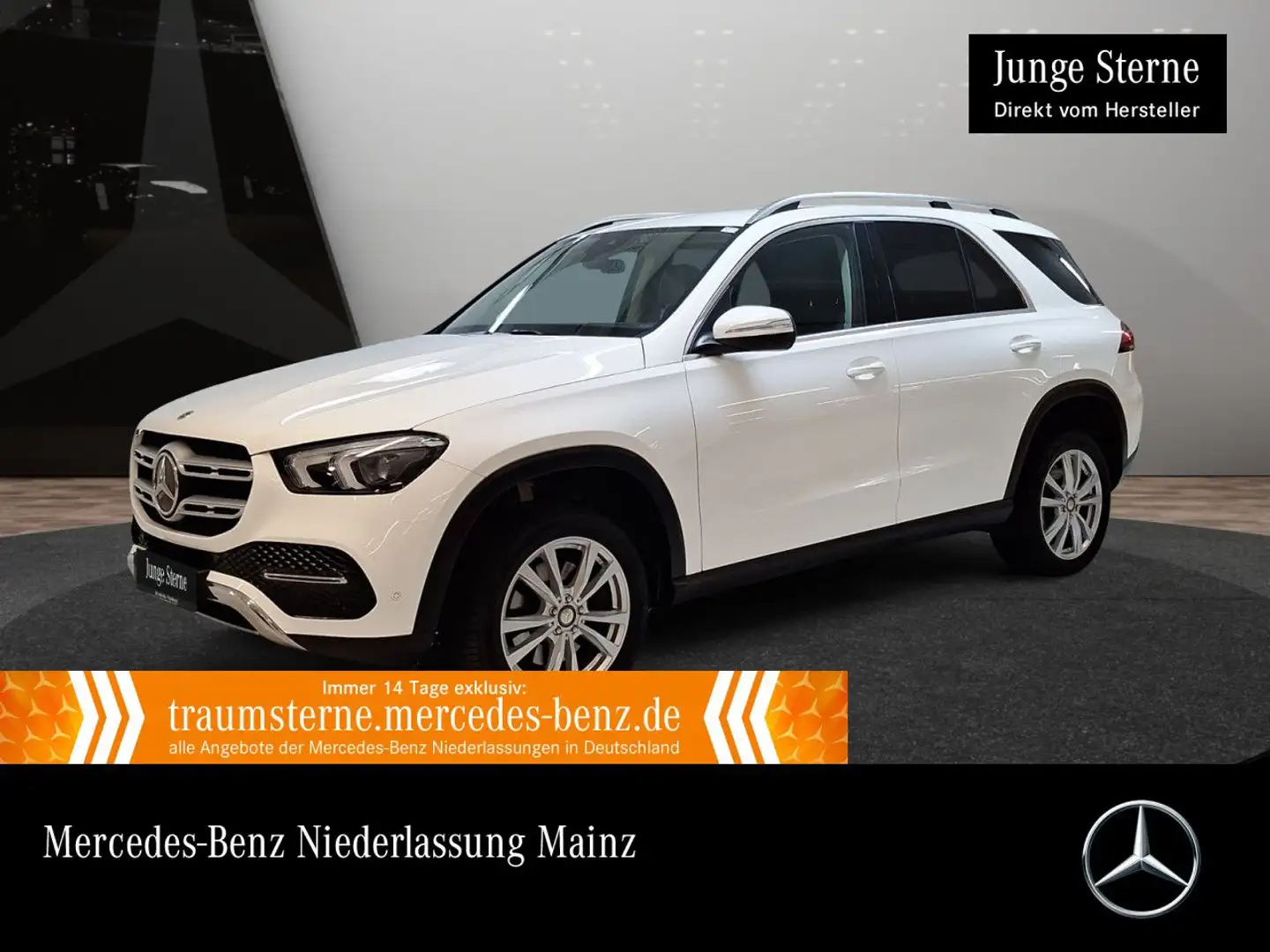 Mercedes-Benz GLE 400 d 4M AHK+LED+KAMERA+SPUR+9G Weiß - 1