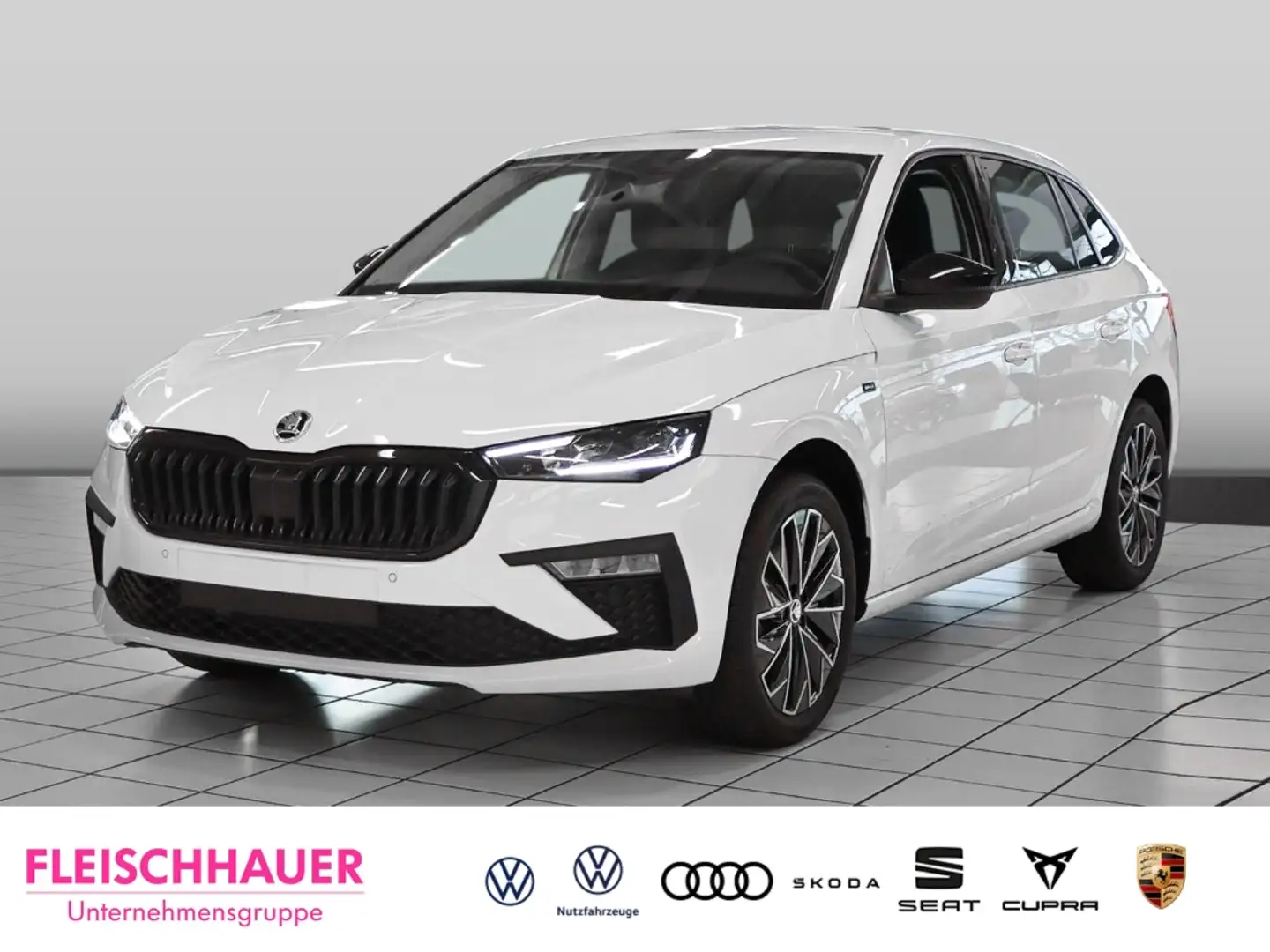 Skoda Scala Selection 1,0TSI CarPlay PDC Sitzhzg Spurassistent Blanc - 1