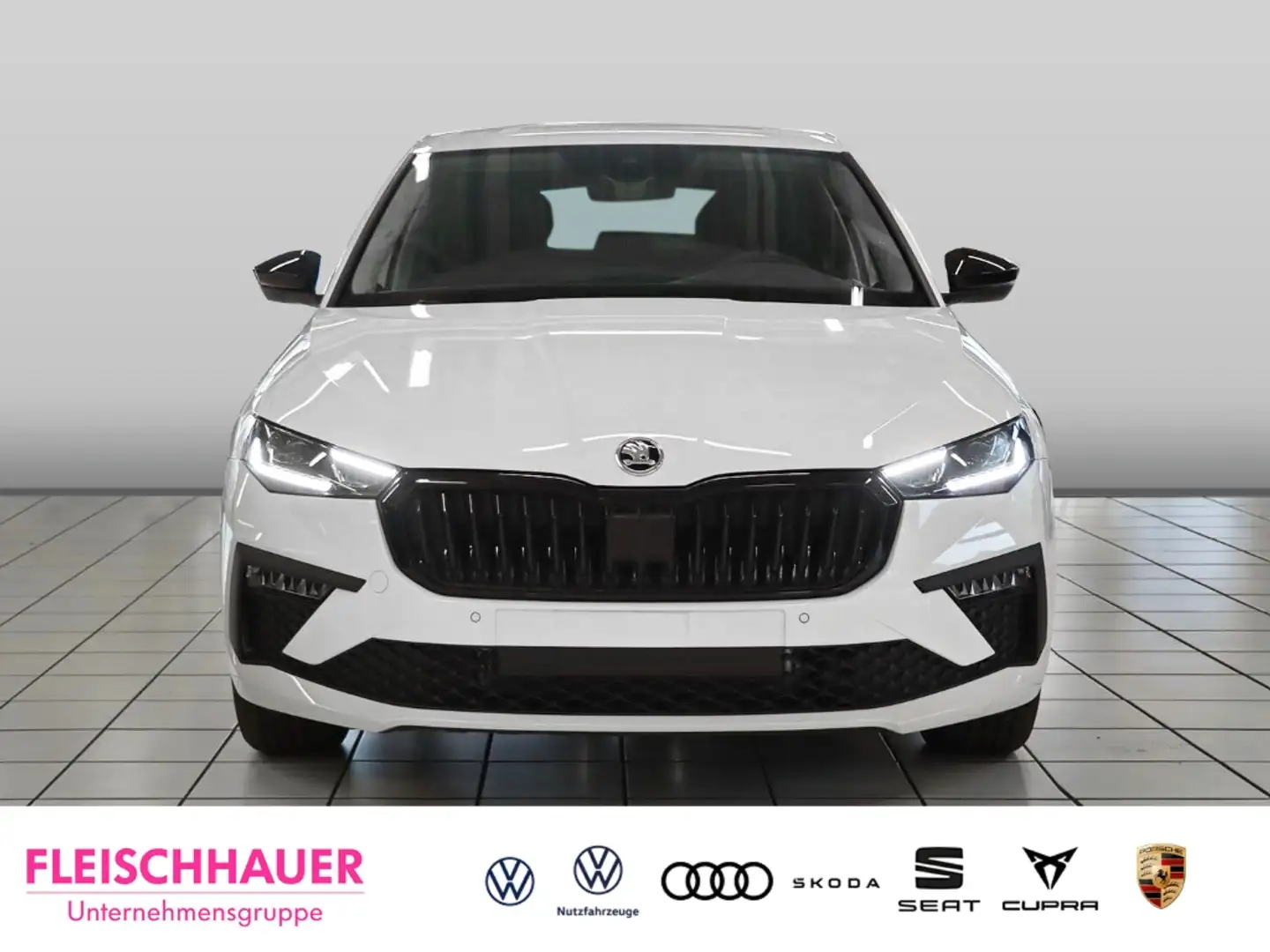Skoda Scala Selection 1,0TSI CarPlay PDC Sitzhzg Spurassistent Blanc - 2