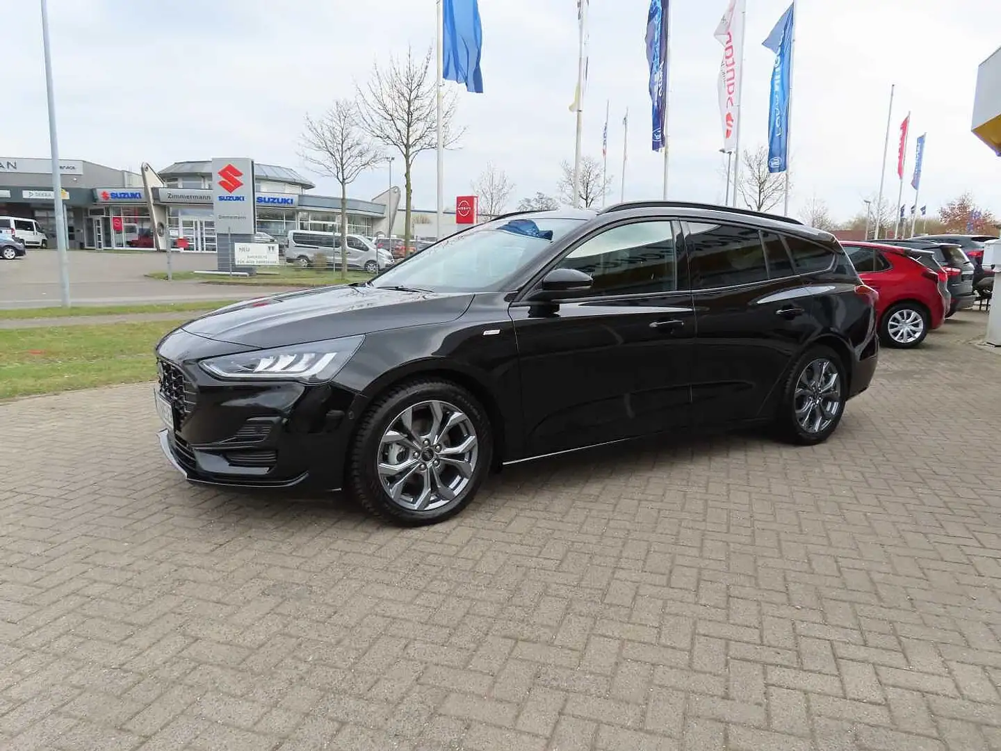 Ford Focus MHEV ST-LINEX NAVI+LED+HuD+ACC+SHZ+TWA+AHK Schwarz - 2