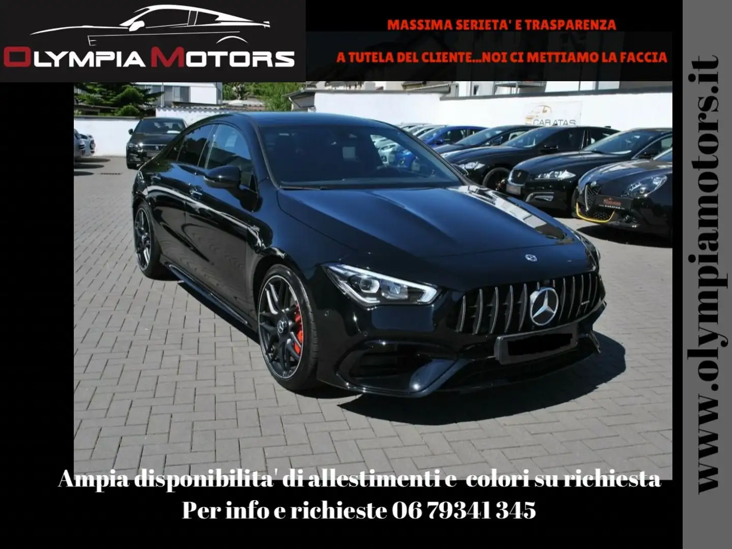 Mercedes-Benz CLA 45 AMG S COUPE' 4M PREMIUM TETTO MATRIX KAMERA BURMESTER Černá - 1