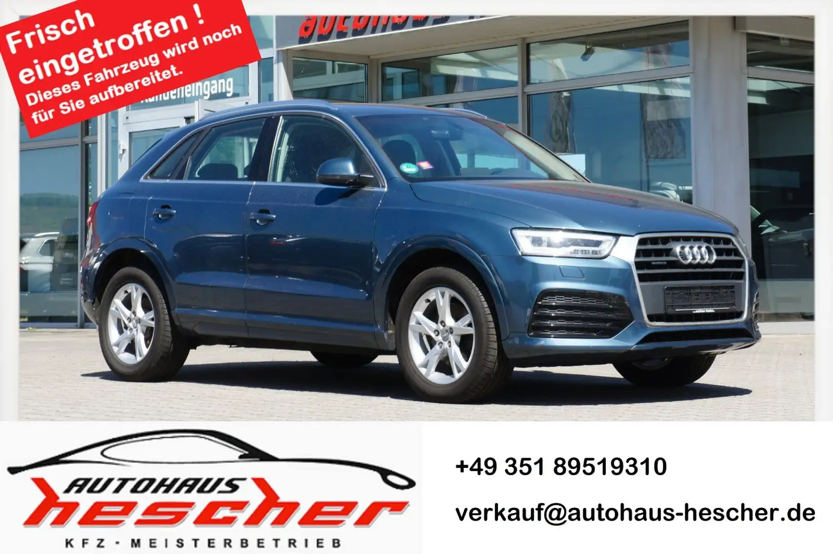 Audi Q3 sport 2.0 TDI quattro S-tronic *LED*NAVI*AHK* Blue - 1