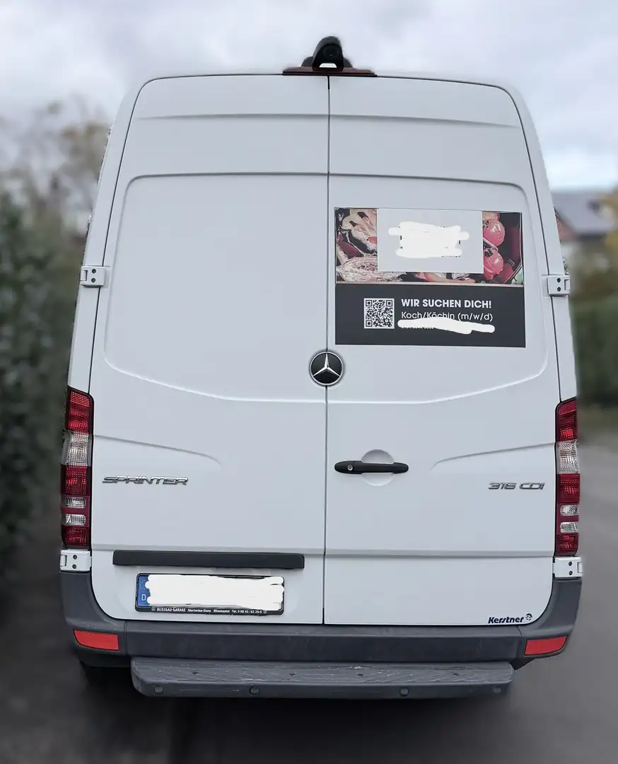 Mercedes-Benz Sprinter Kasten 316 CDI - Kerstner Kühlung - Automatik Weiß - 2