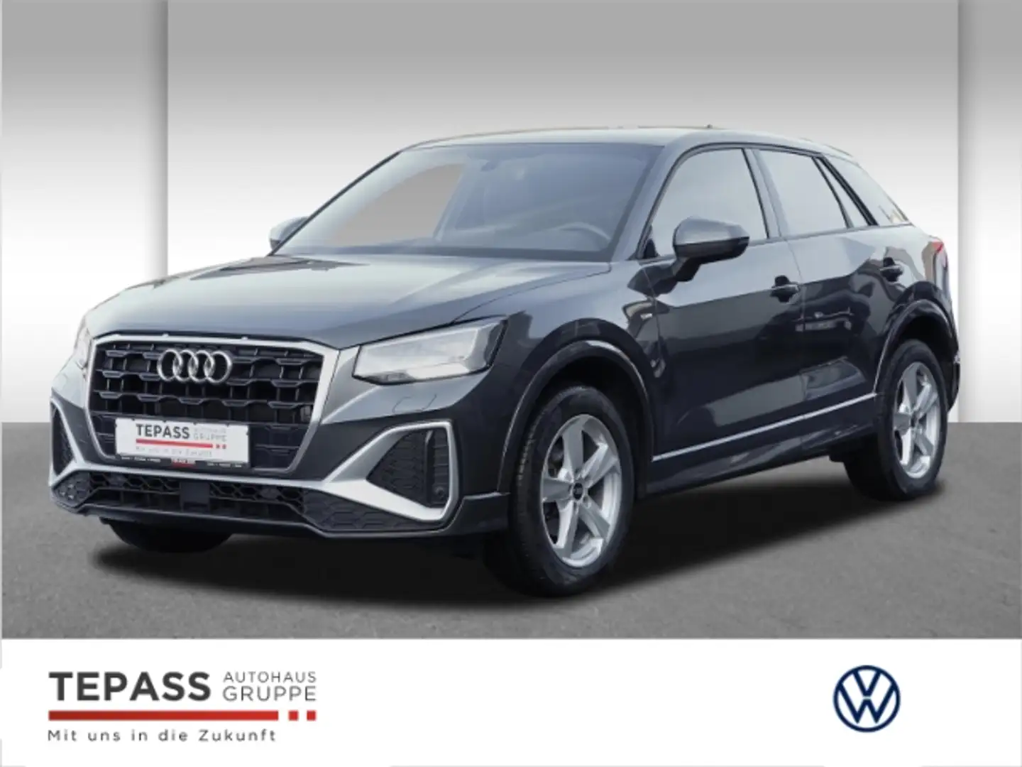 Audi Q2 30 TFSI S-LINE VIRTUAL LED 17 ZOLL Gris - 1