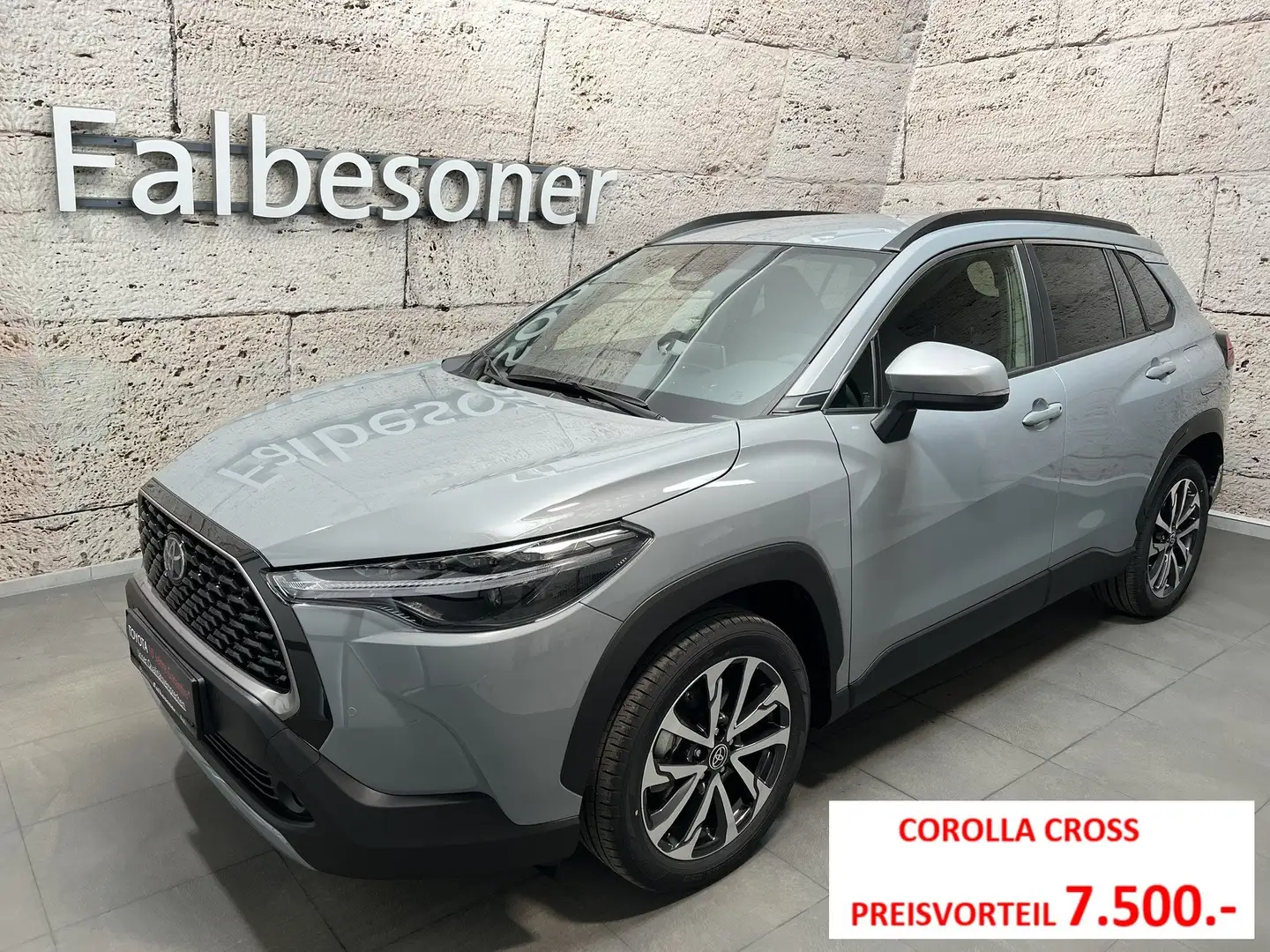 Toyota Corolla Cross 2,0 Hybrid Active Drive 197PS Gris - 1