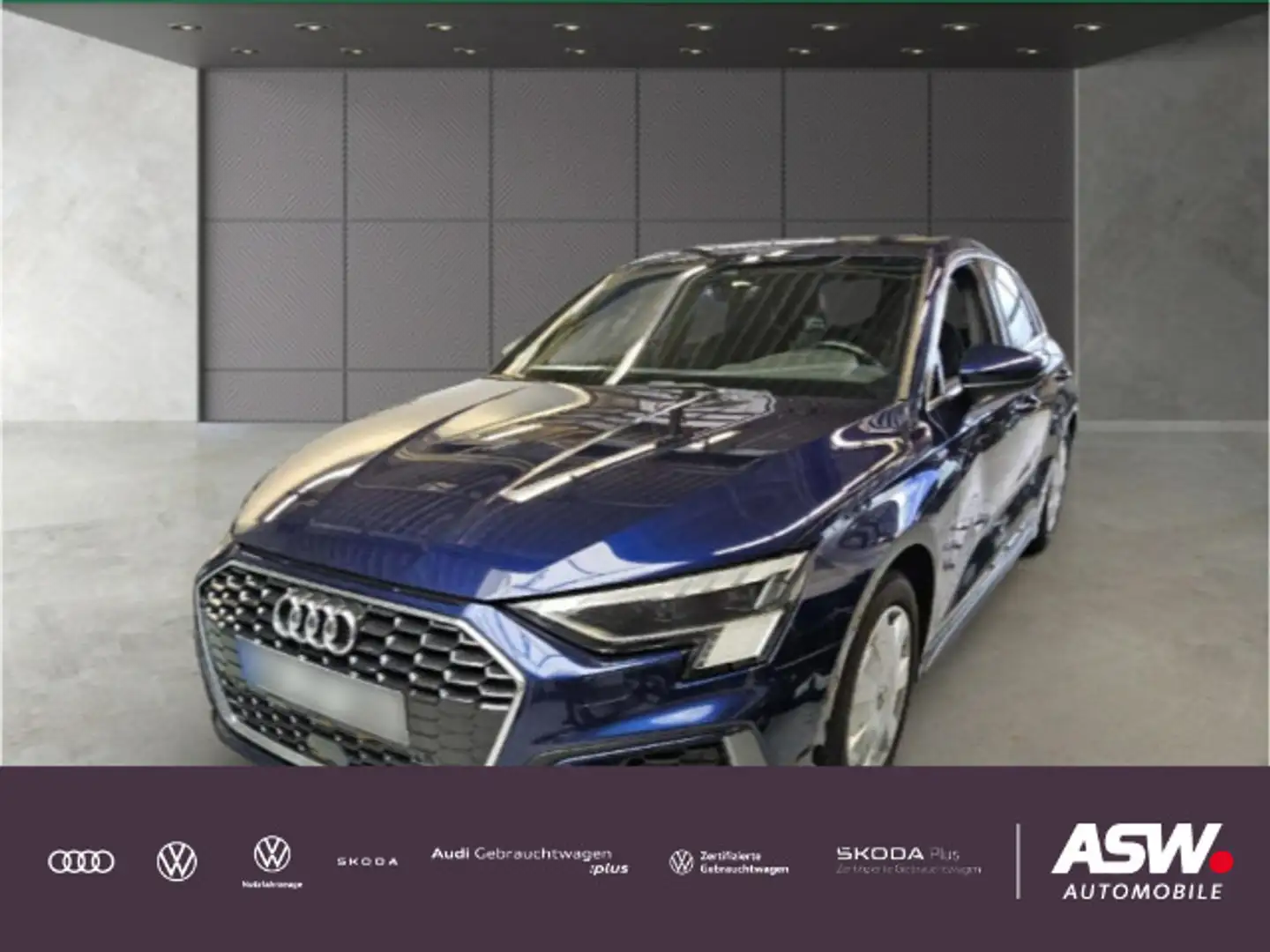 Audi A3 S line 30 TDI LED Navi PDC ACC B&O Blau - 1