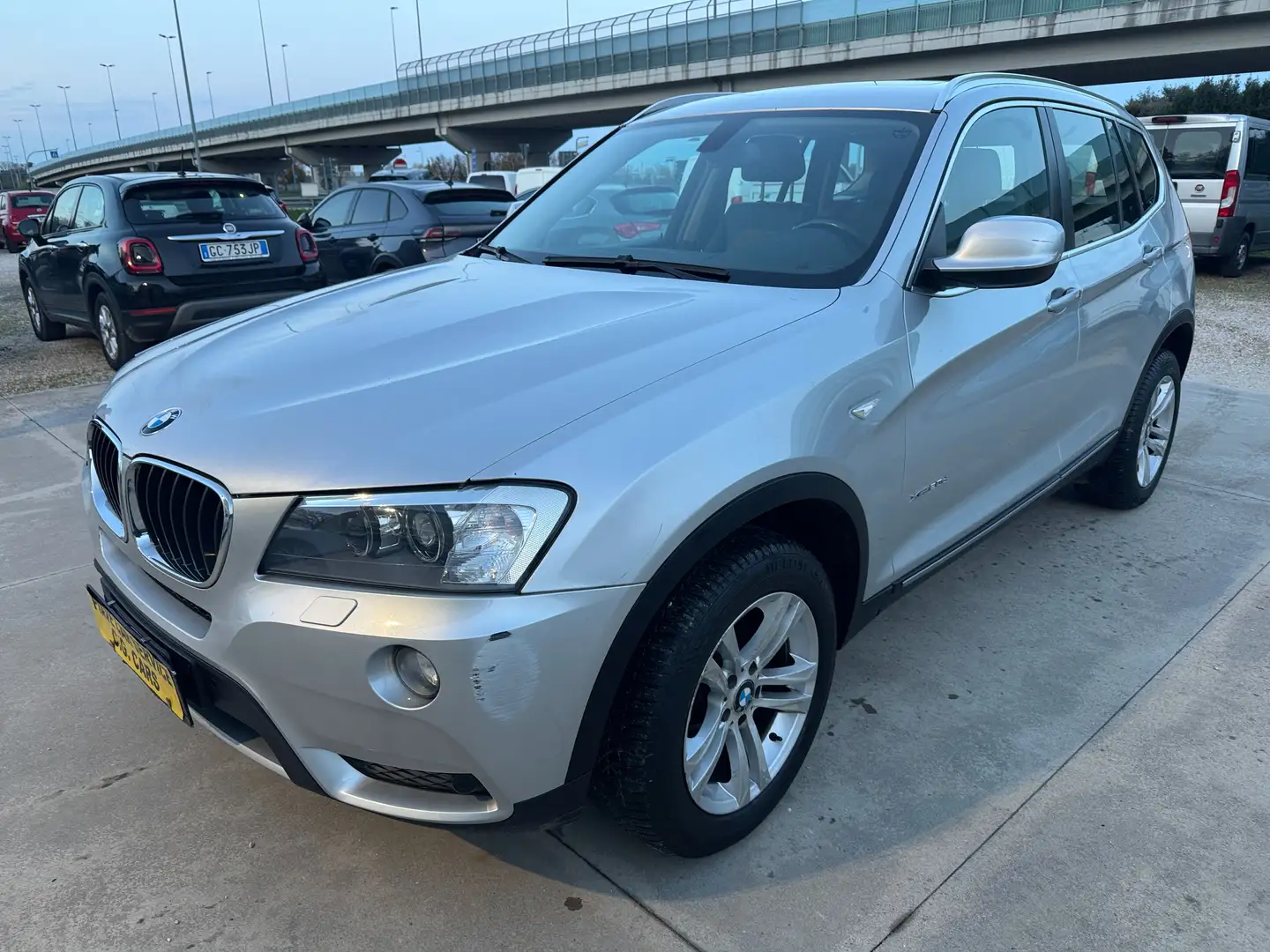 BMW X3 X3 F25 2010 xdrive20d Futura Grijs - 1