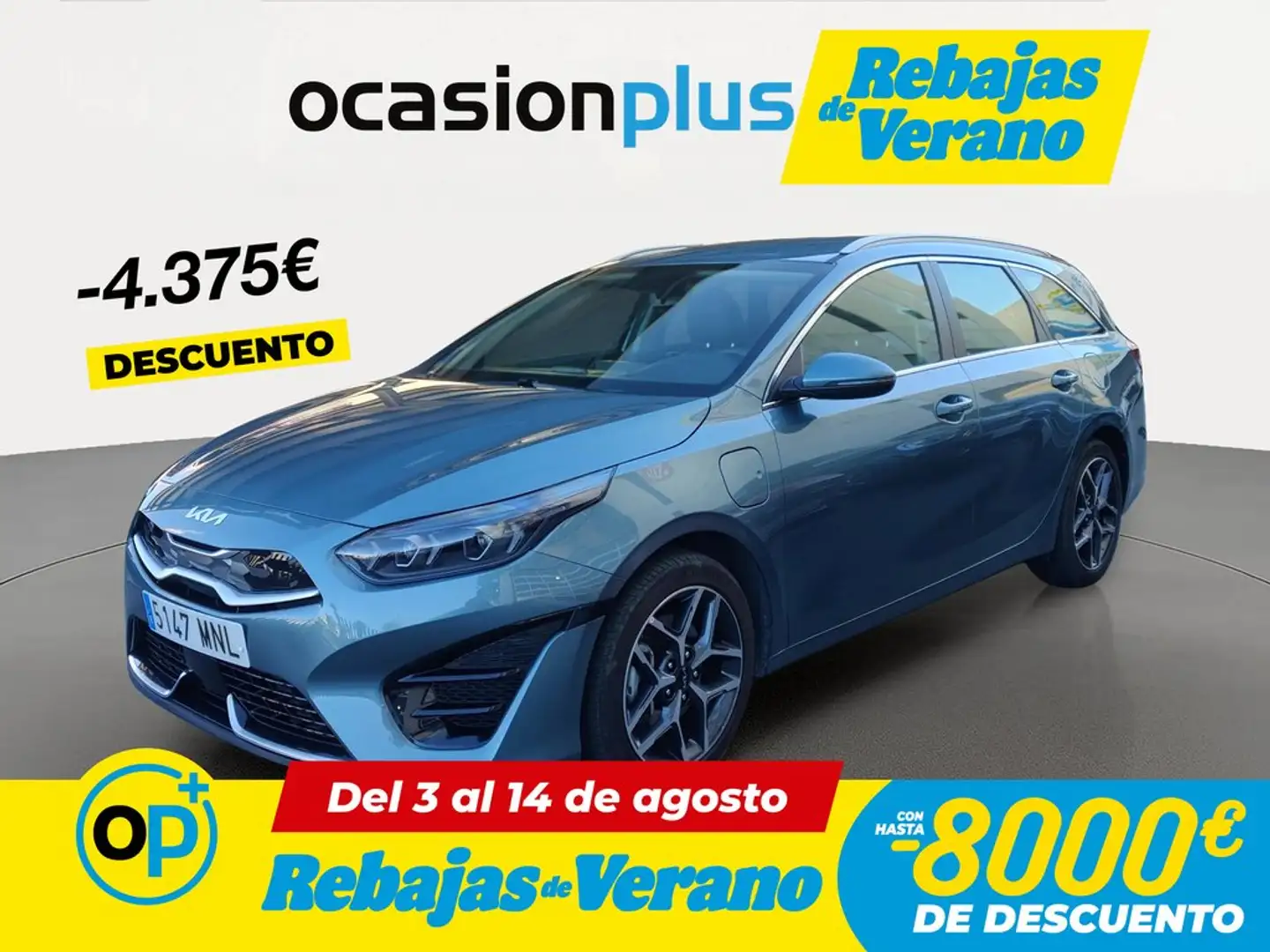 Kia Ceed / cee'd Tourer 1.6 PHEV eTech Aut. Gris - 1