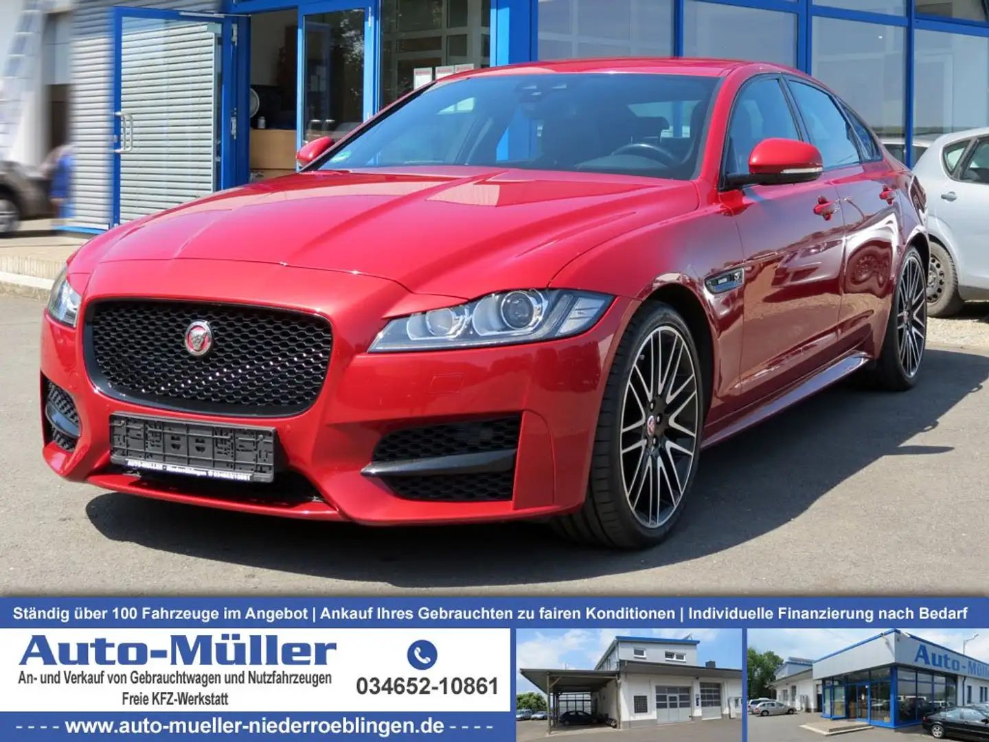 Jaguar XF R-Sport Leder Xenon Kamera 20-Zoll-LMF Rot - 1