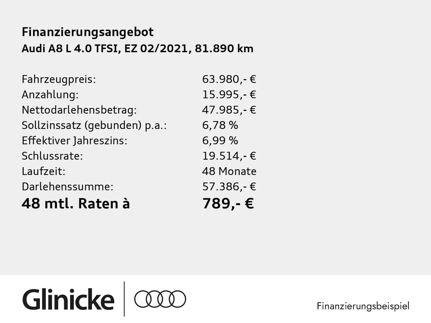 Audi A8 4.0 TFSI lang Matrix *Luft* Dynamiklenkung Grau - 2