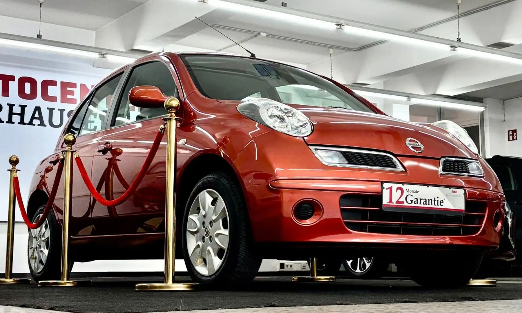 Nissan Micra More*NuR 21oooKM*KLIMA*TEMPOMAT*TÜV Orange - 2