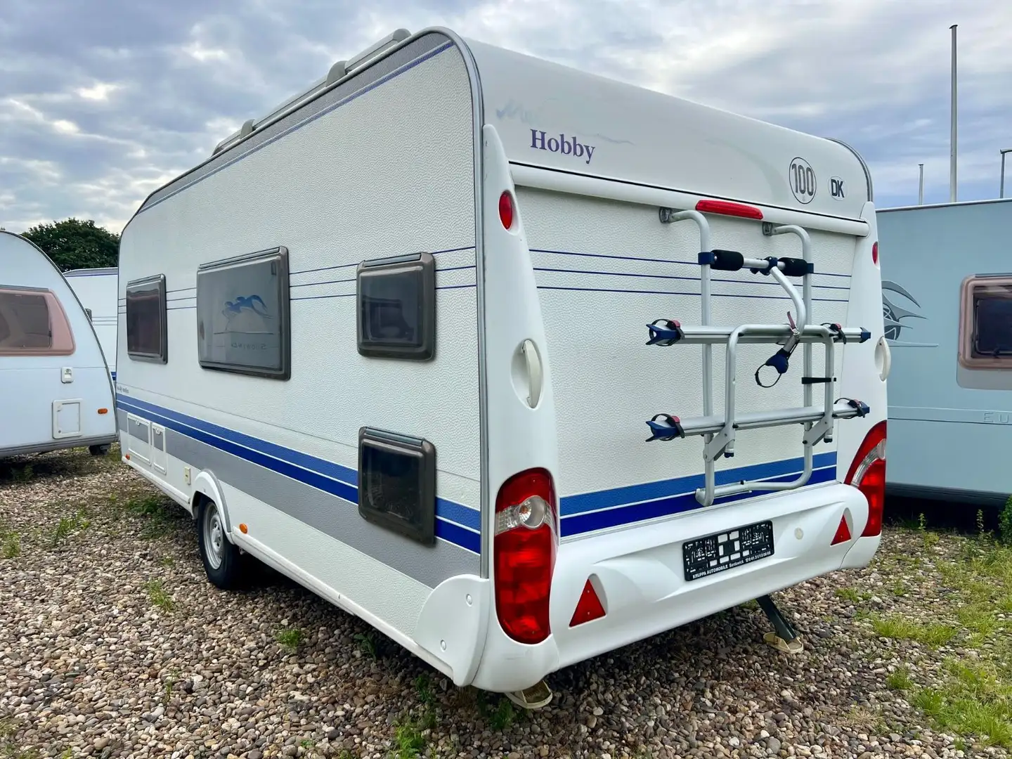 Hobby 500 Kmfe 3 Etagenbetten Vorzelt Mover Dusch Bett Weiß - 1